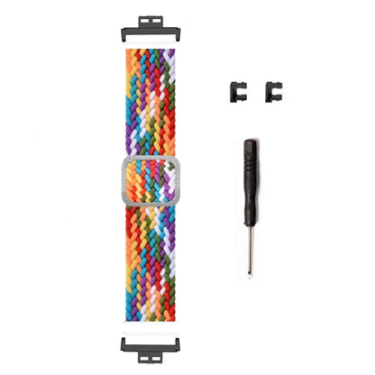 For Huawei Watch Fit / Watch Fit Special Edition Watch Band Nylon Braided Elastic Wrist Strap