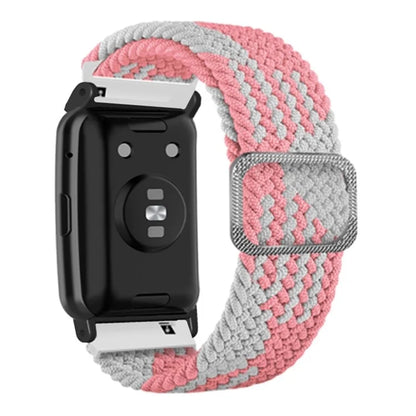 For Huawei Watch Fit / Watch Fit Special Edition Watch Band Nylon Braided Elastic Wrist Strap