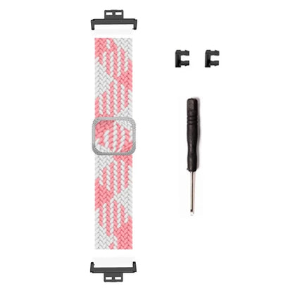 For Huawei Watch Fit / Watch Fit Special Edition Watch Band Nylon Braided Elastic Wrist Strap