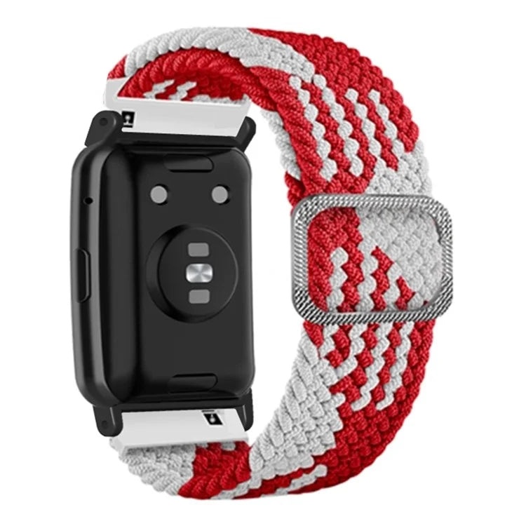 For Huawei Watch Fit / Watch Fit Special Edition Watch Band Nylon Braided Elastic Wrist Strap