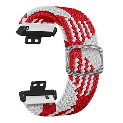 For Huawei Watch Fit / Watch Fit Special Edition Watch Band Nylon Braided Elastic Wrist Strap