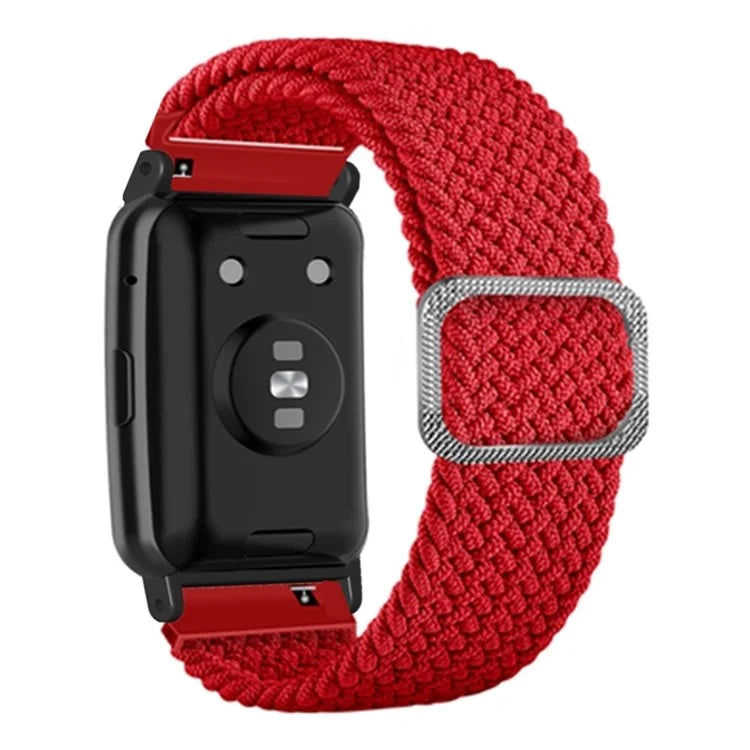 For Huawei Watch Fit / Watch Fit Special Edition Watch Band Nylon Braided Elastic Wrist Strap
