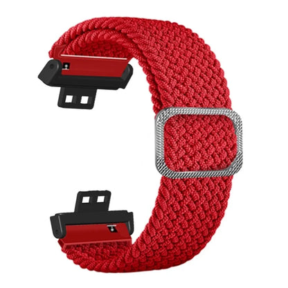 For Huawei Watch Fit / Watch Fit Special Edition Watch Band Nylon Braided Elastic Wrist Strap