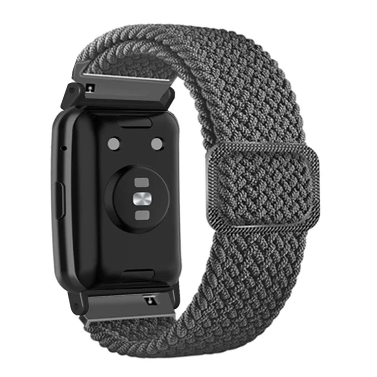 For Huawei Watch Fit / Watch Fit Special Edition Watch Band Nylon Braided Elastic Wrist Strap