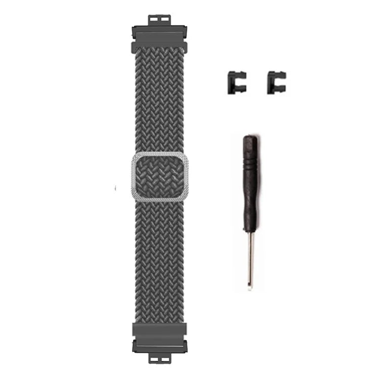 For Huawei Watch Fit / Watch Fit Special Edition Watch Band Nylon Braided Elastic Wrist Strap