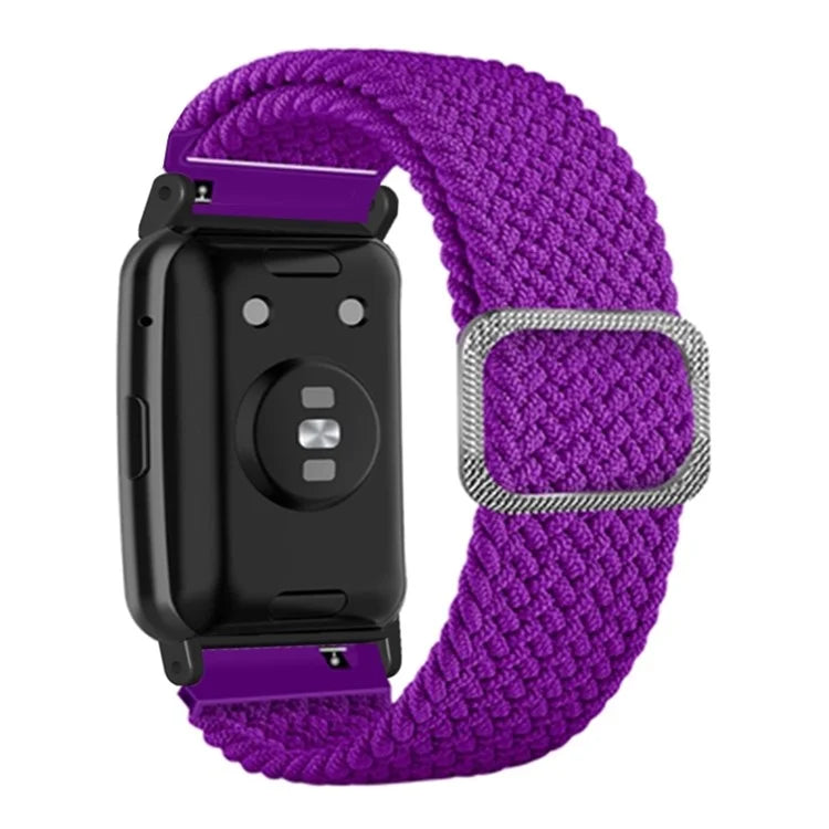 For Huawei Watch Fit / Watch Fit Special Edition Watch Band Nylon Braided Elastic Wrist Strap