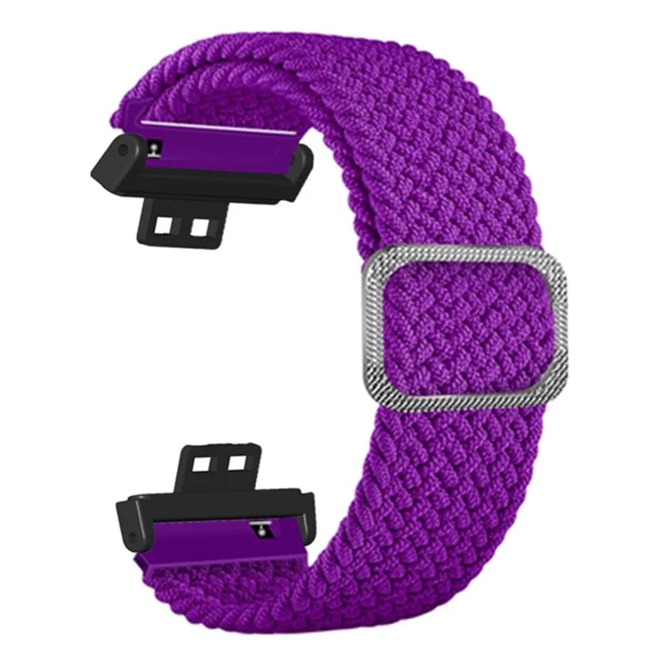 For Huawei Watch Fit / Watch Fit Special Edition Watch Band Nylon Braided Elastic Wrist Strap
