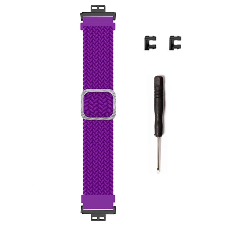 For Huawei Watch Fit / Watch Fit Special Edition Watch Band Nylon Braided Elastic Wrist Strap