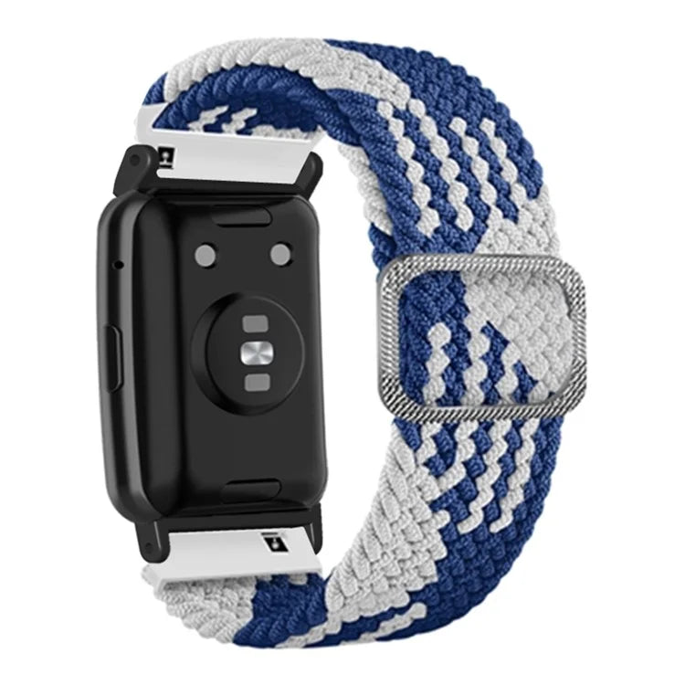 For Huawei Watch Fit / Watch Fit Special Edition Watch Band Nylon Braided Elastic Wrist Strap