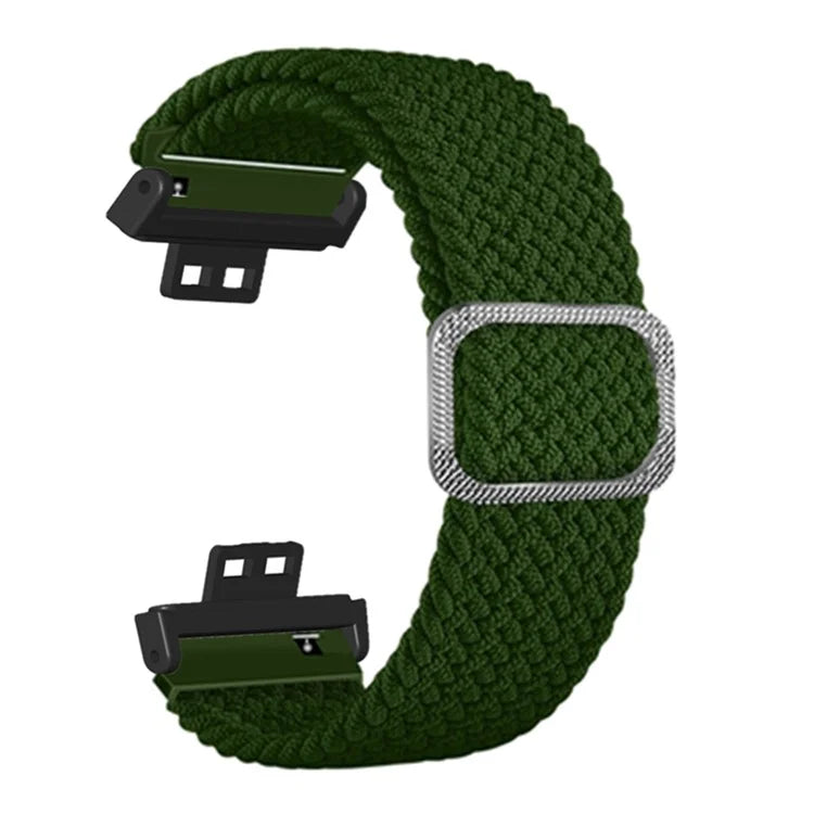 For Huawei Watch Fit / Watch Fit Special Edition Watch Band Nylon Braided Elastic Wrist Strap