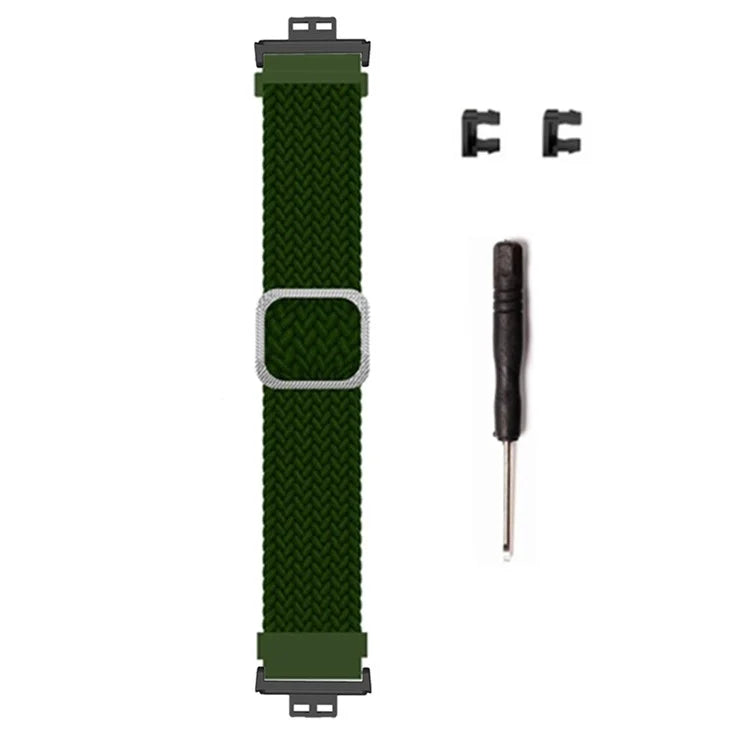 For Huawei Watch Fit / Watch Fit Special Edition Watch Band Nylon Braided Elastic Wrist Strap