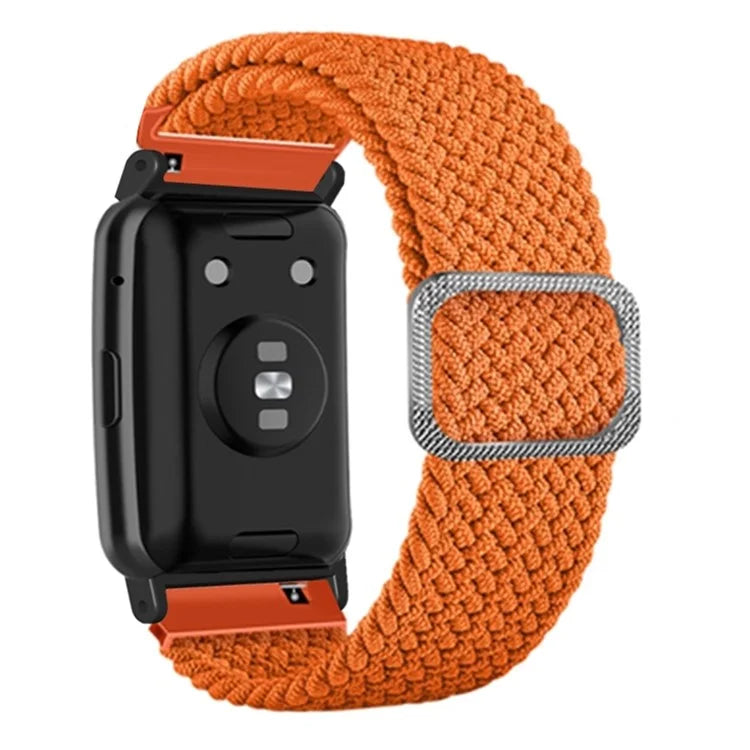For Huawei Watch Fit / Watch Fit Special Edition Watch Band Nylon Braided Elastic Wrist Strap