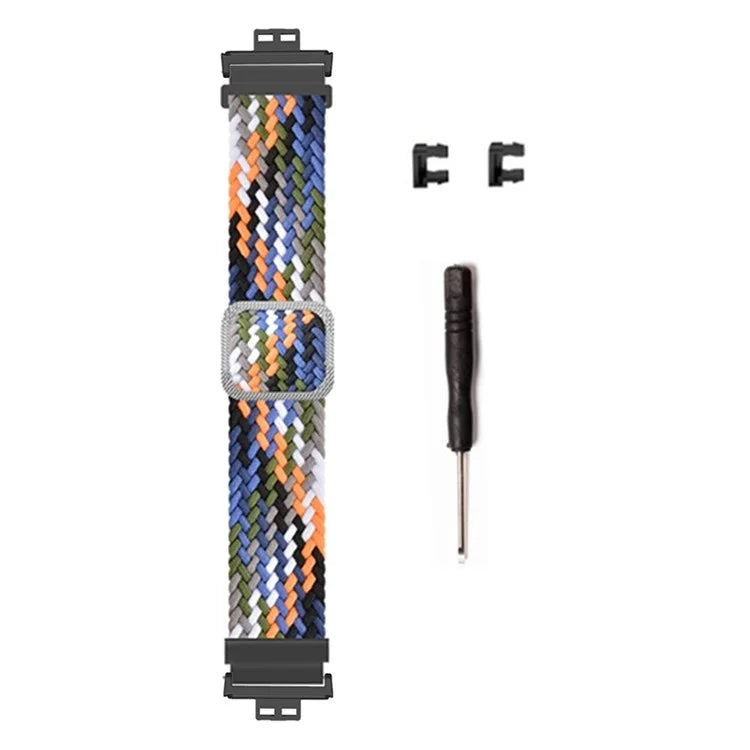 For Huawei Watch Fit / Watch Fit Special Edition Watch Band Nylon Braided Elastic Wrist Strap
