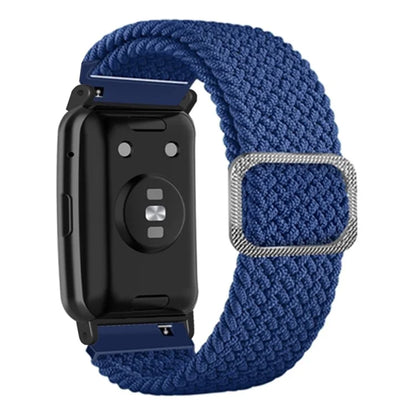 For Huawei Watch Fit / Watch Fit Special Edition Watch Band Nylon Braided Elastic Wrist Strap