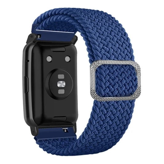 For Huawei Watch Fit / Watch Fit Special Edition Watch Band Nylon Braided Elastic Wrist Strap
