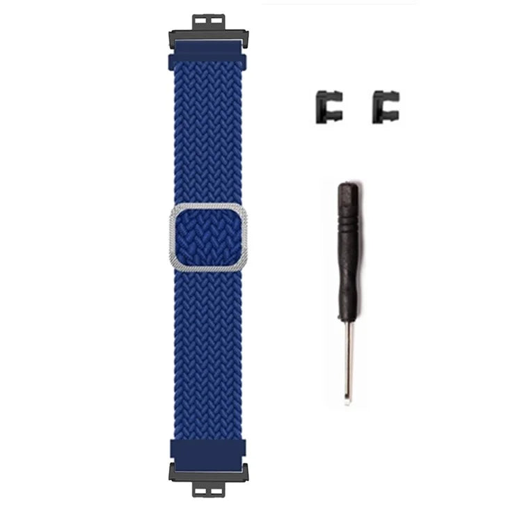 For Huawei Watch Fit / Watch Fit Special Edition Watch Band Nylon Braided Elastic Wrist Strap