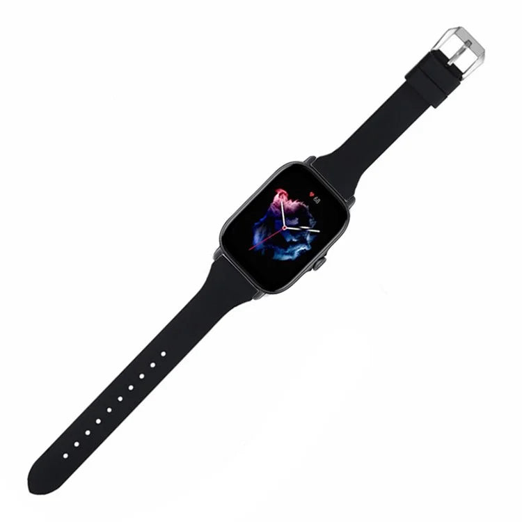 For Huami Amazfit GTS 4 / 3 / 2 / Mini / Bip U 20mm Smart Watch Strap Pin Buckle Silicone Band