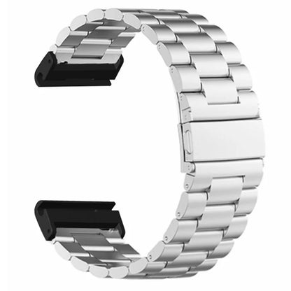 For Coros Vertix 2 / Garmin Fenix 7X / 6X / 5X Stainless Steel Watch Band Strap with 26mm PC Connector