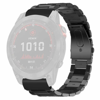 For Coros Vertix 2 / Garmin Fenix 7X / 6X / 5X Stainless Steel Watch Band Strap with 26mm PC Connector