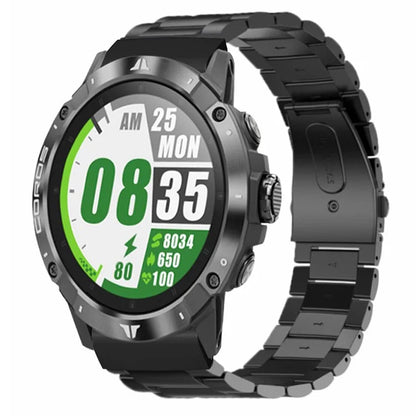 For Coros Vertix 2 / Garmin Fenix 7X / 6X / 5X Stainless Steel Watch Band Strap with 26mm PC Connector