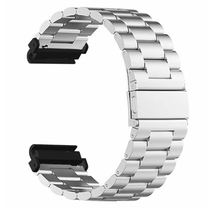 For Huami Amazfit Falcon / Garmin Fenix 7 / 6 / 5 Watch Band Stainless Steel Strap with 22mm PC Connector