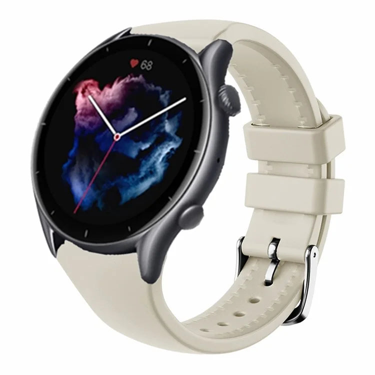 For Huami Amazfti GTR 4 / GTR 3 / GTR 3 Pro / Huawei Watch GT 3 42mm 46mm Watch Strap 22mm Silicone Bands Replacement