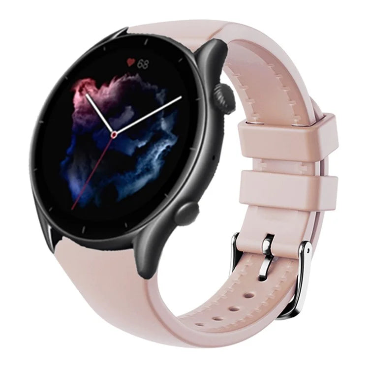 For Huami Amazfti GTR 4 / GTR 3 / GTR 3 Pro / Huawei Watch GT 3 42mm 46mm Watch Strap 22mm Silicone Bands Replacement
