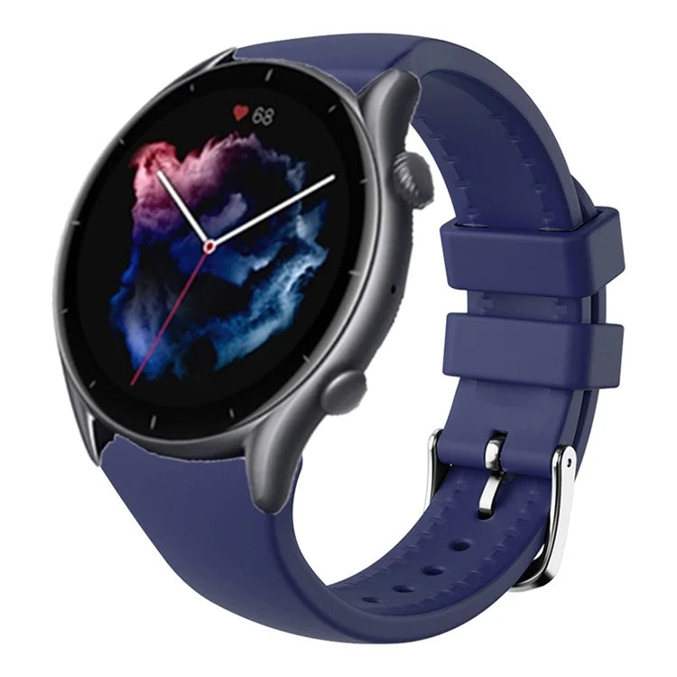 For Huami Amazfti GTR 4 / GTR 3 / GTR 3 Pro / Huawei Watch GT 3 42mm 46mm Watch Strap 22mm Silicone Bands Replacement