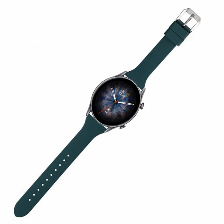 For Huami Amazfti GTR 4 / GTR 3 / GTR 3 Pro / Huawei Watch GT 3 42mm 46mm Watch Strap 22mm Silicone Bands Replacementish Green