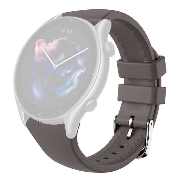 For Huami Amazfti GTR 4 / GTR 3 / GTR 3 Pro / Huawei Watch GT 3 42mm 46mm Watch Strap 22mm Silicone Bands Replacement