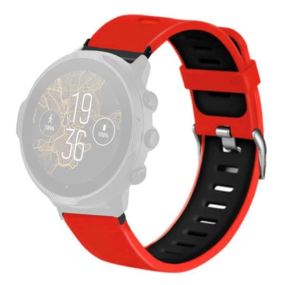 For Suunto Spartan Sport Wrist HR Baro / Suunto 7 Watch Bands Dual Color Silicone Straps