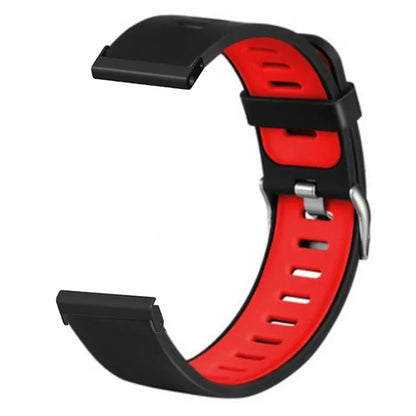 For Suunto Spartan Sport Wrist HR Baro / Suunto 7 Watch Bands Dual Color Silicone Straps