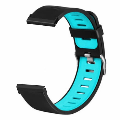 For Suunto Spartan Sport Wrist HR Baro / Suunto 7 Watch Bands Dual Color Silicone Straps