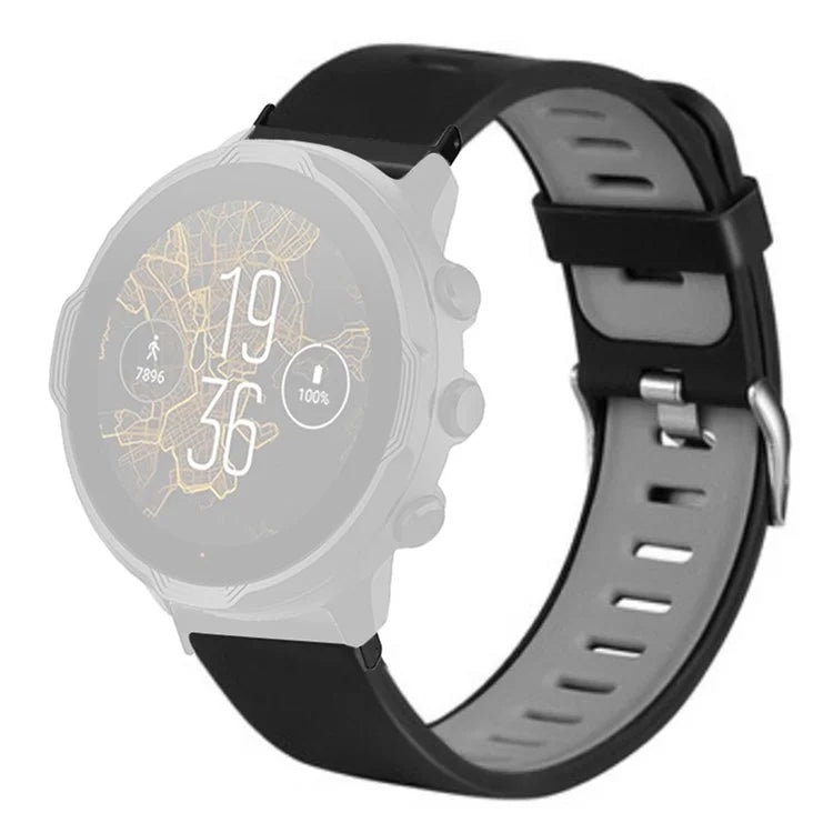 For Suunto Spartan Sport Wrist HR Baro / Suunto 7 Watch Bands Dual Color Silicone Straps