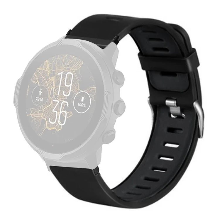 For Suunto Spartan Sport Wrist HR Baro / Suunto 7 Watch Bands Dual Color Silicone Straps