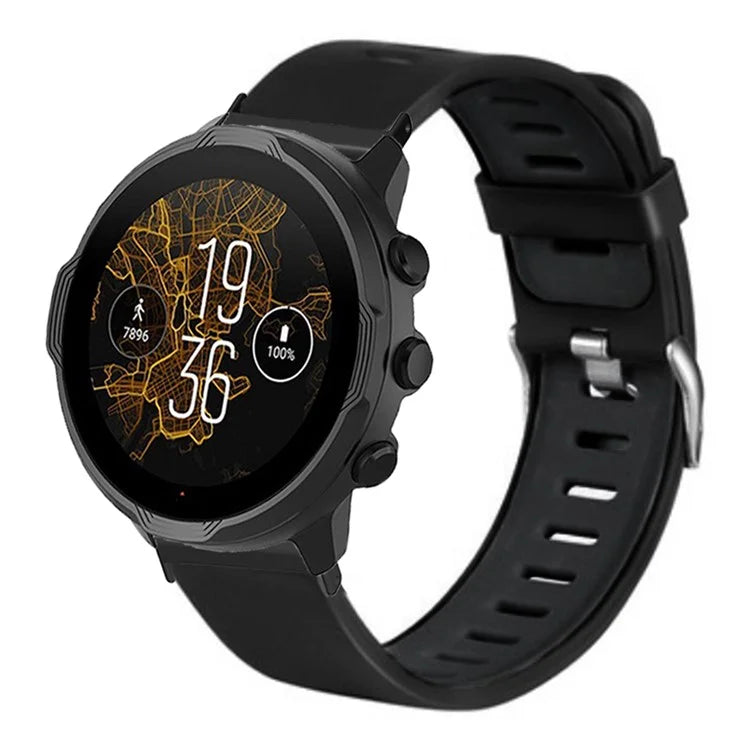 For Suunto Spartan Sport Wrist HR Baro / Suunto 7 Watch Bands Dual Color Silicone Straps