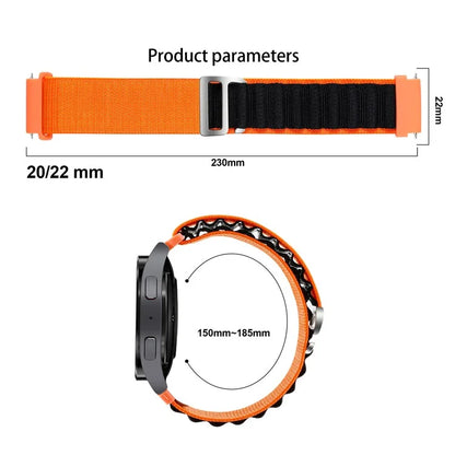 For Huawei / Samsung / Huami Amazfit GTS 4 / 3 / 2 / 1 / mini Watch Band Universal 20mm Nylon Wrist Strap