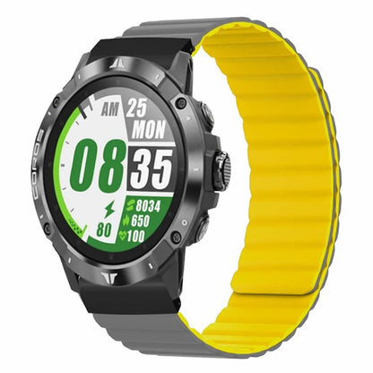 For Coros Vertix 2 / Garmin Fenix 7X / 6X / 5X Silicone Watch Band Magnetic Strap Replacement with 26mm PC Connector