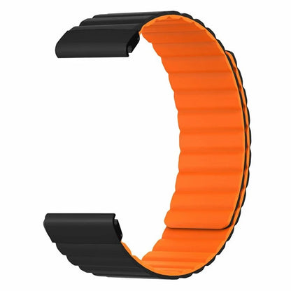 For Coros Vertix 2 / Garmin Fenix 7X / 6X / 5X Silicone Watch Band Magnetic Strap Replacement with 26mm PC Connector
