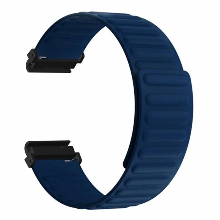 For Huami Amazfit Falcon / Garmin Fenix 7 / 6 / 5 Magnetic Watch Band Silicone Replacement Strap with 22mm PC Connector