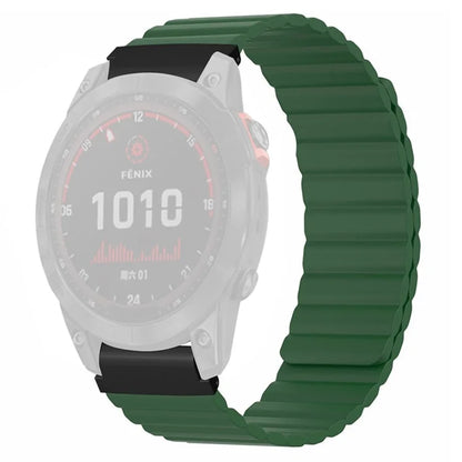 For Garmin Fenix 7S / 6S / 5S Watch Band Replacement Magnetic Silicone Strap with 20mm PC Connector