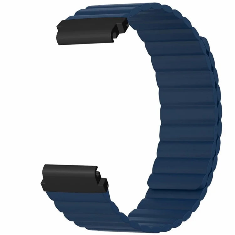 For Garmin Fenix 7S / 6S / 5S Watch Band Replacement Magnetic Silicone Strap with 20mm PC Connector