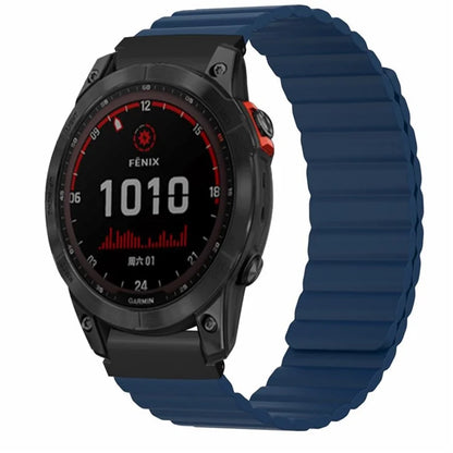 For Garmin Fenix 7S / 6S / 5S Watch Band Replacement Magnetic Silicone Strap with 20mm PC Connector