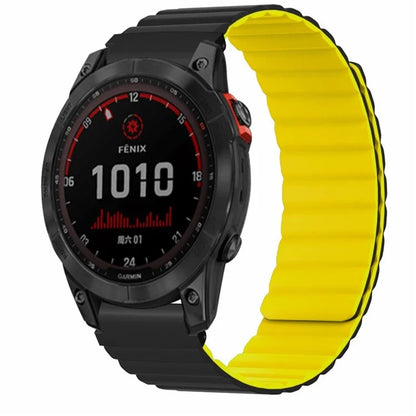 For Garmin Fenix 7S / 6S / 5S Watch Band Replacement Magnetic Silicone Strap with 20mm PC Connector