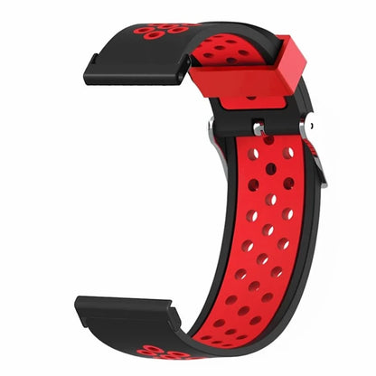 For Suunto Spartan Sport Wrist HR Baro / Suunto 7 Watch Band 24mm Silicone Strap Replacement with Breathable Holes