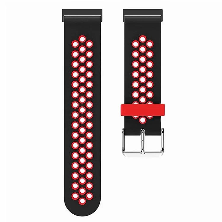 For Suunto Spartan Sport Wrist HR Baro / Suunto 7 Watch Band 24mm Silicone Strap Replacement with Breathable Holes