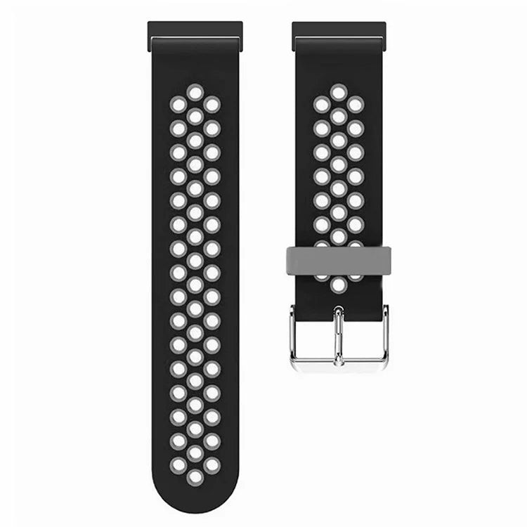 For Suunto Spartan Sport Wrist HR Baro / Suunto 7 Watch Band 24mm Silicone Strap Replacement with Breathable Holes