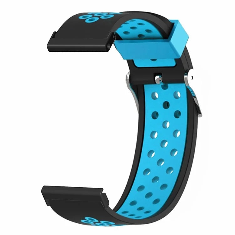 For Suunto Spartan Sport Wrist HR Baro / Suunto 7 Watch Band 24mm Silicone Strap Replacement with Breathable Holes