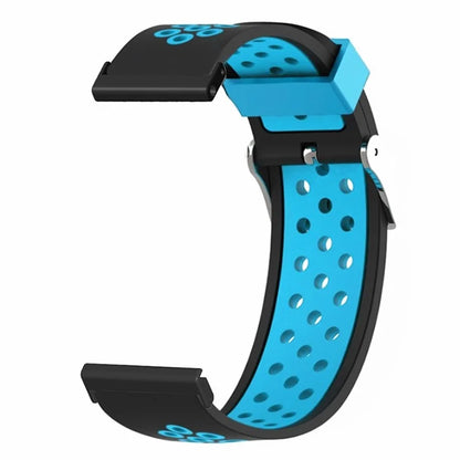 For Suunto Spartan Sport Wrist HR Baro / Suunto 7 Watch Band 24mm Silicone Strap Replacement with Breathable Holes