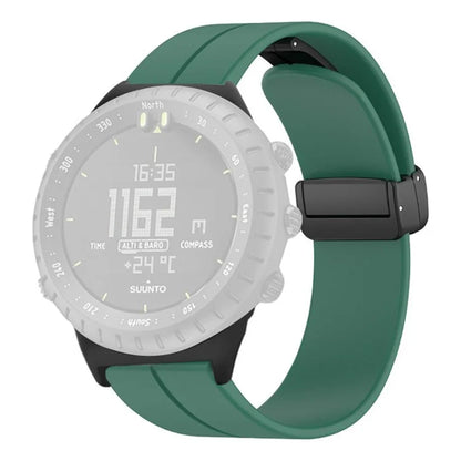 For Suunto Core Silicone Watch Bands Magnetic Buckle 22mm Strap Replacement
